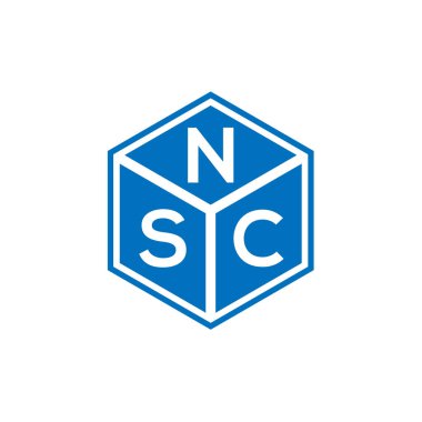 NSC harfi logo tasarımı siyah arkaplan üzerine. Milli Güvenlik Teşkilatı 'nın yaratıcı harfler logosu. NSC harf dizaynı. NSC harf logosu tasarımı. Siyah arka planda. Milli Güvenlik Teşkilatı 'nın yaratıcı harfler logosu. NSC harf tasarımı.