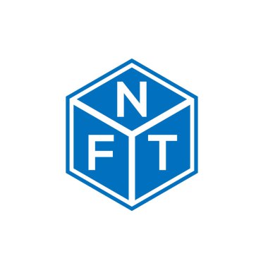 Siyah arka planda NFT harf logosu tasarımı. NFT yaratıcı harflerin baş harfleri logo kavramı. NFT harf dizaynı. NFT harf logosu tasarımı. Siyah arkaplanda. NFT yaratıcı harflerin baş harfleri logo kavramı. NFT harf tasarımı.