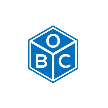 Siyah arka planda MobileOBC harf logosu tasarımı. OBC yaratıcı harflerin baş harfleri logo kavramı. OBC harf tasarımı.