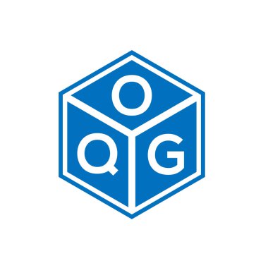 Siyah arkaplanda MobileOQG harf logosu tasarımı. OQG yaratıcı harflerin baş harfleri logo kavramı. OQG harf tasarımı.