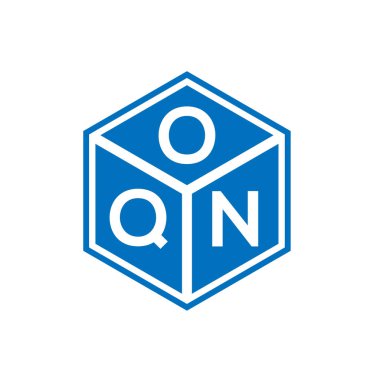 Siyah arka planda OQN harfi logo tasarımı. OQN yaratıcı harflerin baş harfleri logo kavramı. OQN harf tasarımı.