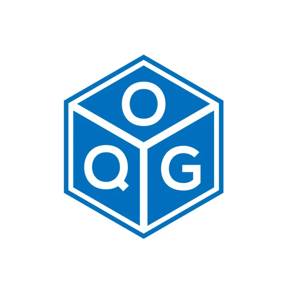 Логотип Mobileoqg Чёрном Фоне Концепция Логотипа Креативными Инициалами Oqg Дизайн — стоковый вектор