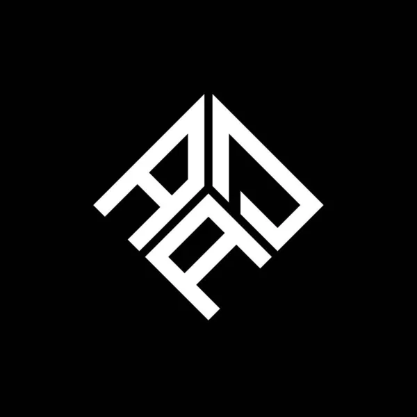 Ada Logo Ontwerp Zwarte Achtergrond Ada Creatieve Initialen Letter Logo — Stockvector