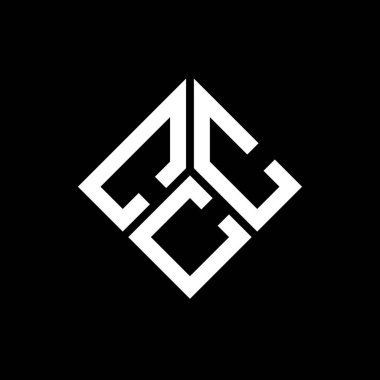 Siyah arka planda CCC harf logosu tasarımı. CCC yaratıcı harflerin baş harfleri logo kavramı. CCC harf tasarımı.