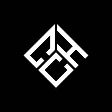 Siyah arka planda CHC harf logosu tasarımı. CHC yaratıcı harflerin baş harfleri logo kavramı. CHC harf tasarımı.