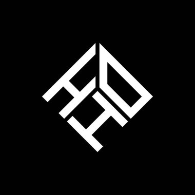 Siyah arka planda HOH harf logosu tasarımı. Yaratıcı harflerin baş harfleri logo konsepti. HOH harf tasarımı.