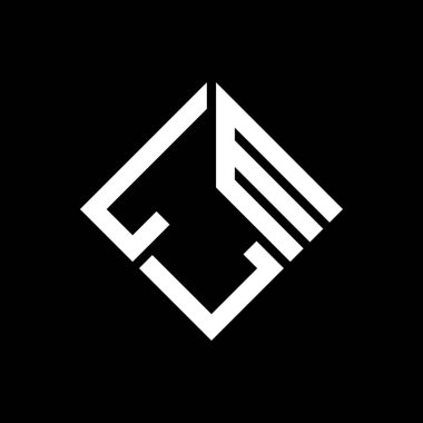 LML harf logo tasarımı siyah arkaplan üzerinde. LML yaratıcı harflerin baş harfleri logo kavramı. LML harf tasarımı.