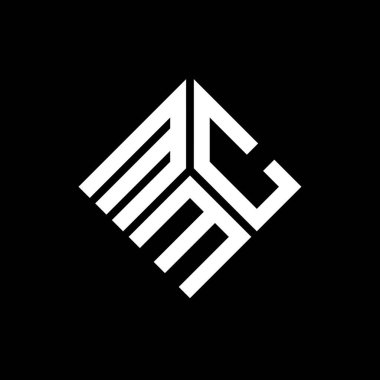 Siyah arkaplanda MCM harf logosu tasarımı. MCM yaratıcı harflerin baş harfleri logo kavramı. MCM harf tasarımı.