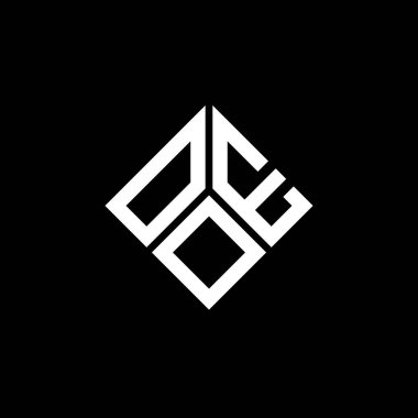 Siyah arka planda OEO harf logosu tasarımı. OEO yaratıcı harflerin baş harfleri logo kavramı. OEO harf tasarımı.