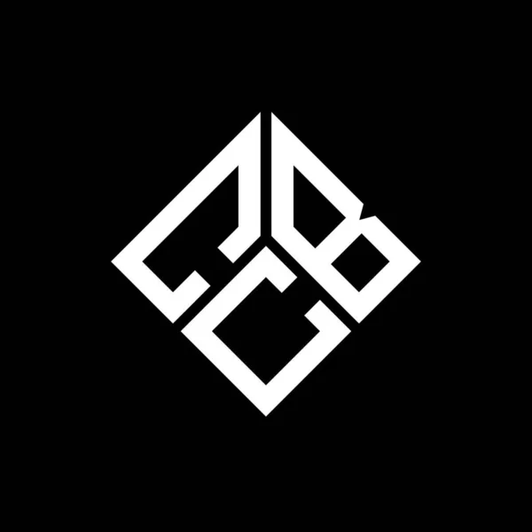 Diseño Del Logotipo Letra Cbc Sobre Fondo Negro Cbc Iniciales — Vector de stock