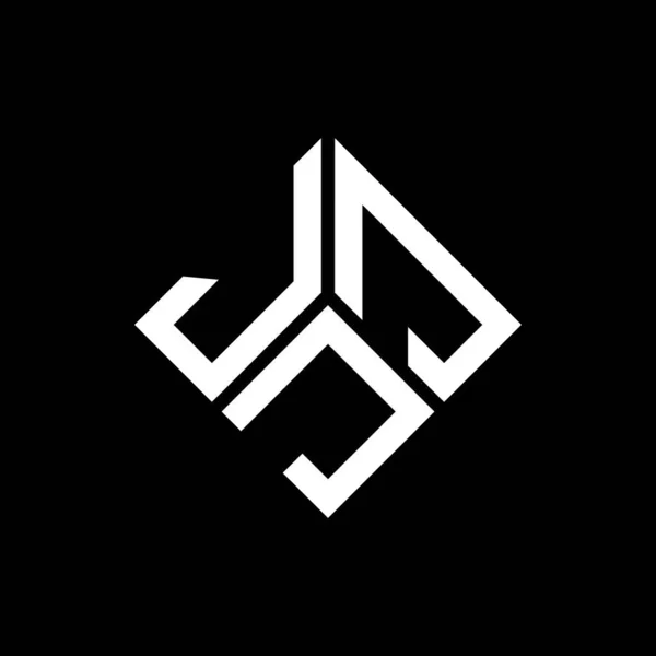 Projekt Logo Litery Jjj Czarnym Tle Jjj Twórcze Inicjały Koncepcja — Wektor stockowy