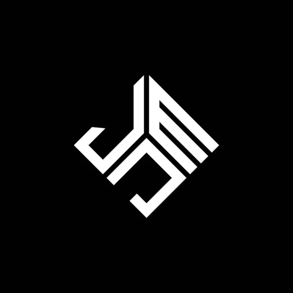 Projekt Logo Litery Jmj Czarnym Tle Jmj Twórcze Inicjały Koncepcja — Wektor stockowy