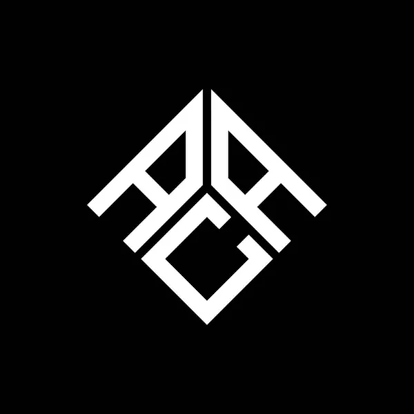 Форма Логотипу Aac Чорному Тлі Творчі Ініціали Аак Мають Поняття — стоковий вектор