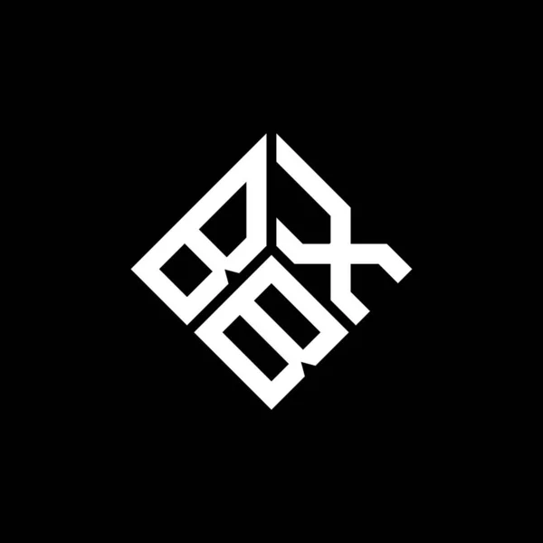 Design Logotipo Letra Bxb Fundo Preto Bxb Iniciais Criativas Conceito — Vetor de Stock