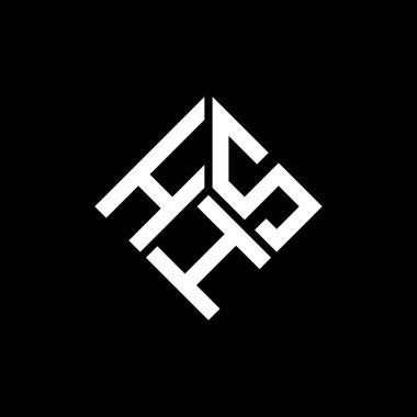 Siyah arka planda HSH harf logosu tasarımı. HSH yaratıcı harflerin baş harfleri logo kavramı. HSH harf tasarımı.