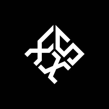Siyah arkaplanda XSX harf logosu tasarımı. XSX yaratıcı harf logosu konsepti. XSX harf tasarımı.