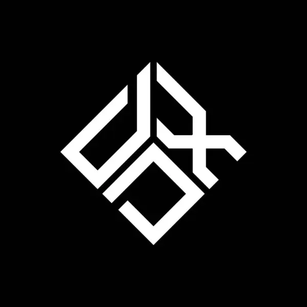 Dxd Letter Logo Ontwerp Zwarte Achtergrond Dxd Creatieve Initialen Letter — Stockvector