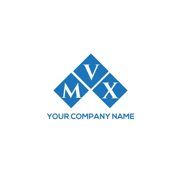 Projeto Logotipo Letra Mvx Fundo Branco Mvx Iniciais Criativas Conceito — Vetor de Stock