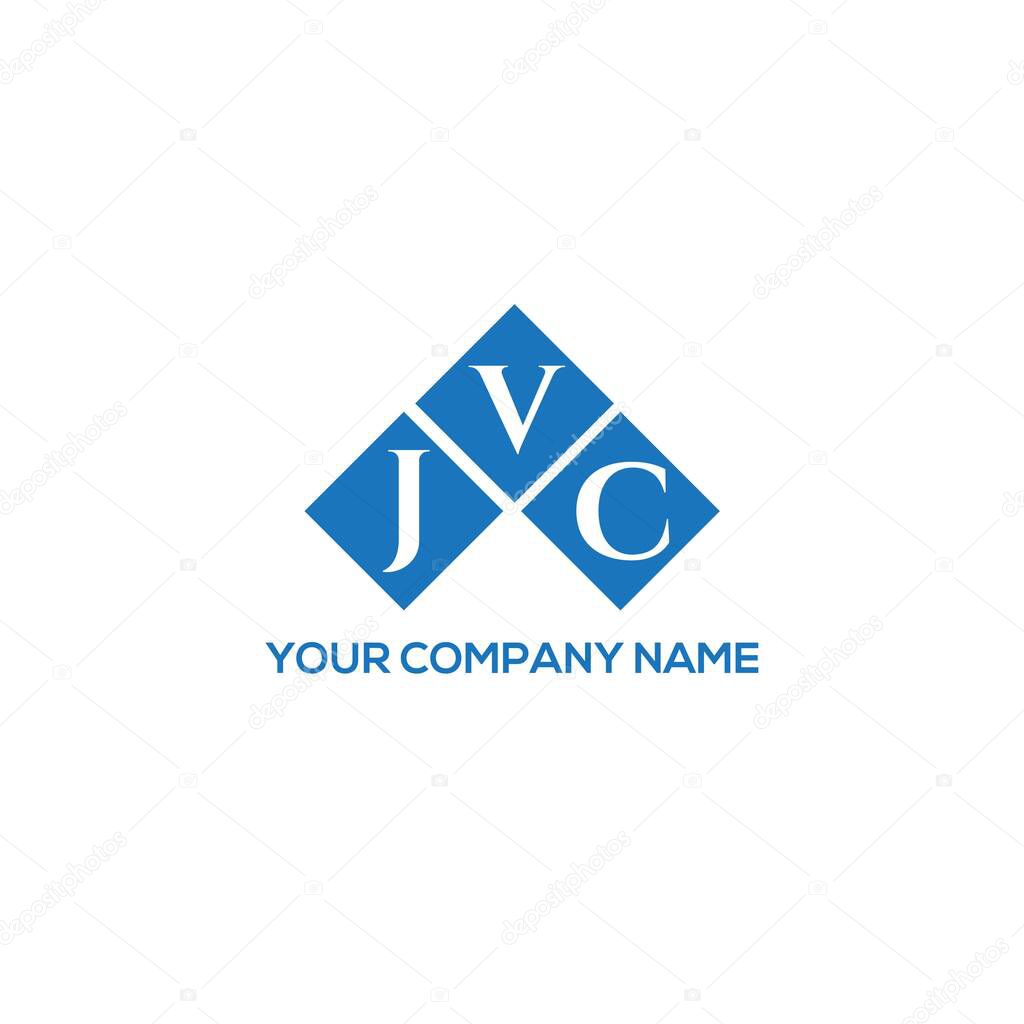 JVC letter logo design on white background. JVC creative initials letter logo concept. JVC letter design.