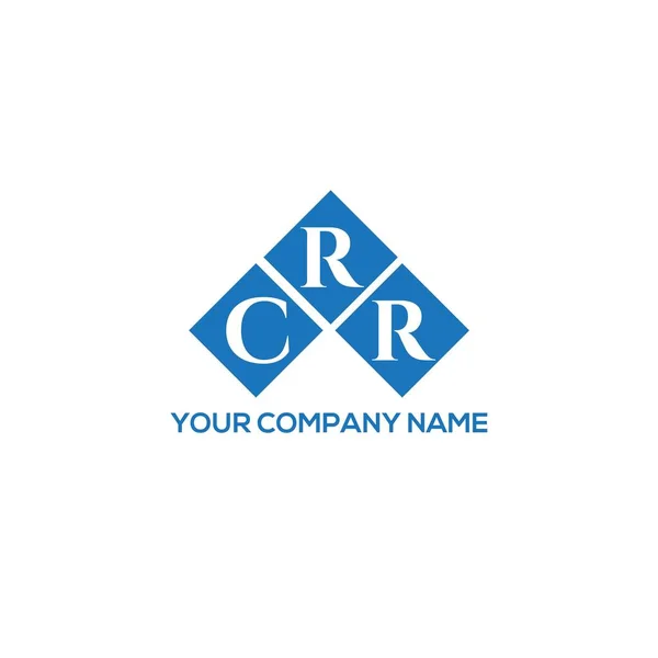 白色背景上的Crr字母标识设计 Crr创意的首字母首字母标识概念 Crr字母的名称 Crr字母标识的白色背景设计 Crr创意的首字母首字母标识概念 Crr字母设计 — 图库矢量图片