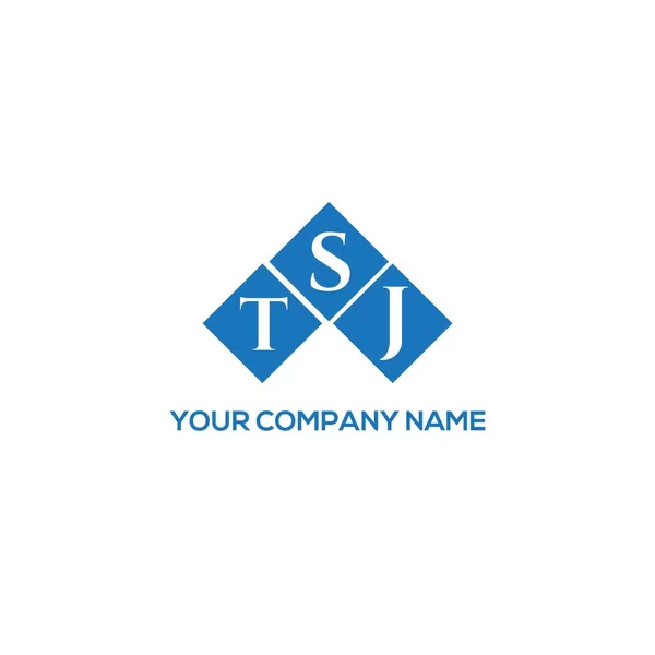 Tsj字母标识的白色背景设计 Tsj创意首字母首字母标识概念 Tsj字母的名称 Tsj字母标识的白色背景设计 Tsj创意首字母首字母标识概念 Tsj字母设计 — 图库矢量图片