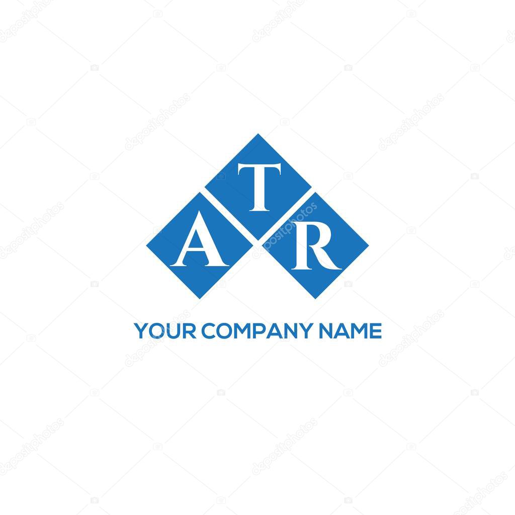 ATR letter logo design on white background. ATR creative initials letter logo concept. ATR letter design.
