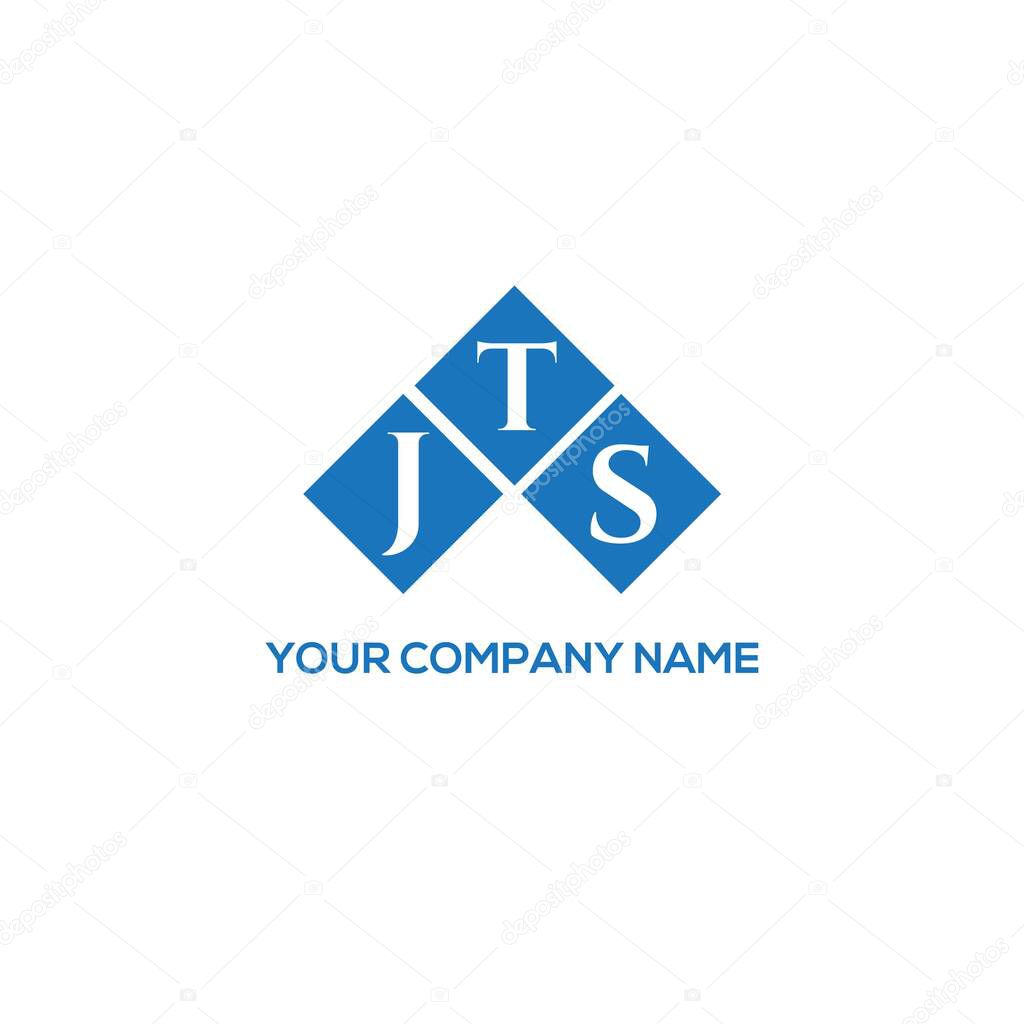 JTS letter logo design on white background. JTS creative initials letter logo concept. JTS letter design.