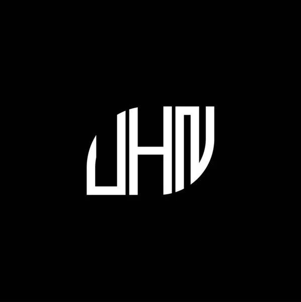 Σχεδιασμός Λογότυπου Γραμμάτων Ugn Μαύρο Φόντο Ugn Δημιουργικό Πρωτότυπο Γράμμα — Διανυσματικό Αρχείο