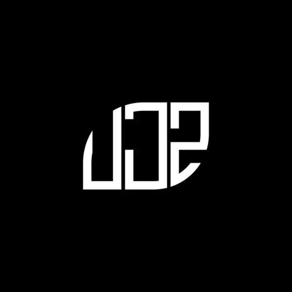 Ujz Carta Logotipo Design Fundo Preto Ujz Iniciais Criativas Conceito —  Vetores de Stock
