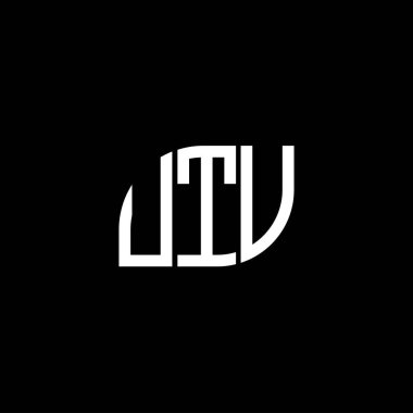 Siyah arkaplanda UTV harfi logosu tasarımı. UTV yaratıcı harflerin baş harfleri logo kavramı. UTV harf dizaynı. Siyah arkaplanda UTV harf logosu tasarımı. UTV yaratıcı harflerin baş harfleri logo kavramı. UTV harf dizaynı. UTV harf logosu tasarımı siyah backgrou üzerine