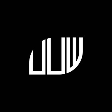 Siyah arka planda UUW harf logosu tasarımı. UUW yaratıcı harflerin baş harfleri logo konsepti. UUW harf dizaynı. Siyah arkaplanda UUW harf logosu tasarımı. UUW yaratıcı harflerin baş harfleri logo konsepti. UUW harf tasarımı. UUW harf logosu tasarımı siyah backgrou üzerine