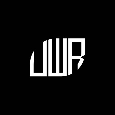 Siyah arka planda UWR harf logosu tasarımı. UWR yaratıcı harflerin baş harfleri logo kavramı. UWR harf tasarımı. UWR harfi logo tasarımı. Siyah arka planda. UWR yaratıcı harflerin baş harfleri logo kavramı. UWR harf tasarımı.