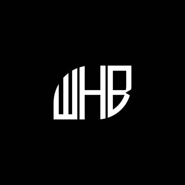 WHB harfi logo tasarımı siyah arka planda. WHB yaratıcı harflerin baş harfleri logo kavramı. WHB harf tasarımı. SPB harfi logo tasarımı. Siyah arka planda. WHB yaratıcı harflerin baş harfleri logo kavramı. WHB harf tasarımı.