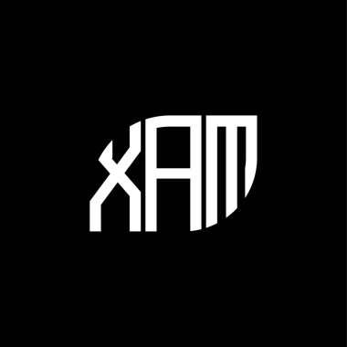Siyah arka planda XAM harf logosu tasarımı. XAM yaratıcı harf logosu konsepti. XAM harf dizaynı. XAM harf logosu tasarımı siyah arkaplanda. XAM yaratıcı harf logosu konsepti. XAM harf tasarımı. XAM harf logosu tasarımı siyah backgrou üzerine