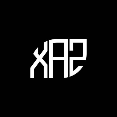 Siyah arkaplanda XAZ harfi logo tasarımı. XAZ yaratıcı harf logosu konsepti. XAZ harf dizaynı. XAZ harfi logo tasarımı siyah arkaplanda. XAZ yaratıcı harf logosu konsepti. XAZ harf dizaynı. XAZ harf logosu dizaynı siyah backgrou üzerine