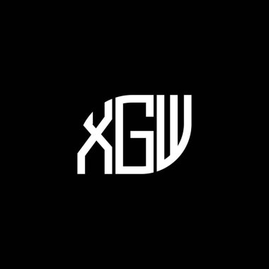 Siyah arkaplanda XGW harf logosu tasarımı. XGW yaratıcı harflerin baş harfleri logo kavramı. XGW harf dizaynı. XGW harf logosu dizaynı siyah arkaplan üzerinde. XGW yaratıcı harflerin baş harfleri logo kavramı. XGW harf dizaynı. XGW harf logosu dizaynı siyah backgrou üzerine