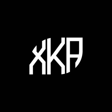 Siyah arka planda XKA harf logosu tasarımı. XKA yaratıcı harf logosu konsepti. XKA harf dizaynı. XKA harf logosu tasarımı. Siyah arkaplanda. XKA yaratıcı harf logosu konsepti. XKA harf dizaynı. XKA harf logosu dizaynı siyah backgrou üzerine