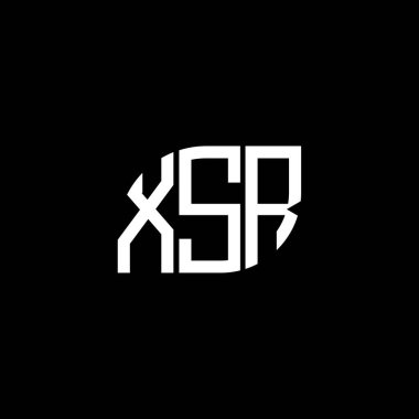 Siyah arka planda XSR harf logosu tasarımı. XSR yaratıcı harflerin baş harfleri logo kavramı. XSR harf dizaynı. XSR harfi logo tasarımı. Siyah arkaplanda. XSR yaratıcı harflerin baş harfleri logo kavramı. XSR harf dizaynı. XSR harfi logo dizaynı siyah backgrou üzerine