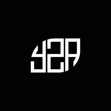 Siyah arka planda YZA harf logosu tasarımı. YZA yaratıcı harflerin baş harfleri logo kavramı. YZA harf dizaynı. YZA harf logosu tasarımı. Siyah arkaplanda. YZA yaratıcı harflerin baş harfleri logo kavramı. YZA harf tasarımı. YZA harf logosu tasarımı.