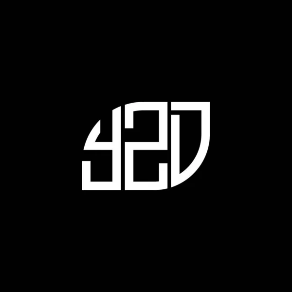 Ygd Lettre Logo Design Sur Fond Noir Ygd Initiales Créatives — Image vectorielle