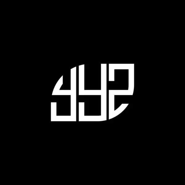 Yyz Letter Logo Design Black Background Yyz Creative Initials Letter — Stock Vector