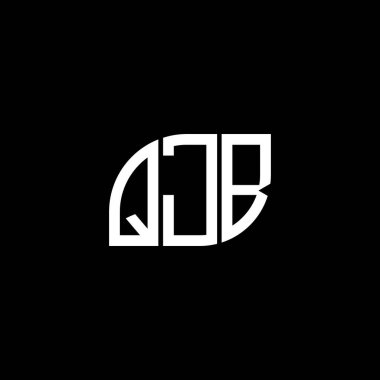 QJB harfi logo tasarımı. QJB yaratıcı harf logo kavramı. QJB vektör harfi tasarımı..