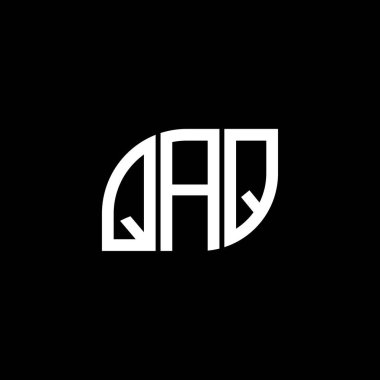 Siyah arka planda QAQ harfi logo tasarımı. QAQ yaratıcı harflerin baş harfleri logo kavramı. QAQ harf tasarımı. QAQ harfi logo tasarımı siyah arkaplan üzerine. QAQ yaratıcı harflerin baş harfleri logo kavramı. QAQ harf tasarımı. QAQ harfi logo tasarımı siyah backgrou üzerine
