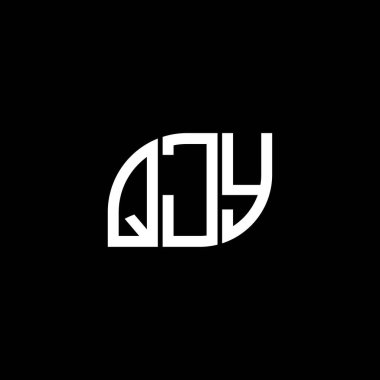QJY harf logo tasarımı siyah arkaplan üzerine. QJY yaratıcı harflerin baş harfleri logo kavramı. QJY harf dizaynı. QJY harf logosu dizaynı siyah arkaplan üzerinde. QJY yaratıcı harflerin baş harfleri logo kavramı. QJY harf tasarımı. QJY harfi logo tasarımı siyah backgrou üzerine