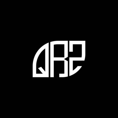 Siyah arkaplanda QRZ harf logosu tasarımı. QRZ yaratıcı harflerin baş harfleri logo kavramı. QRZ harf dizaynı. QRZ harfi logo tasarımı siyah arkaplan üzerine. QRZ yaratıcı harflerin baş harfleri logo kavramı. QRZ harf dizaynı. QRZ harfi logo dizaynı siyah backgrou üzerine