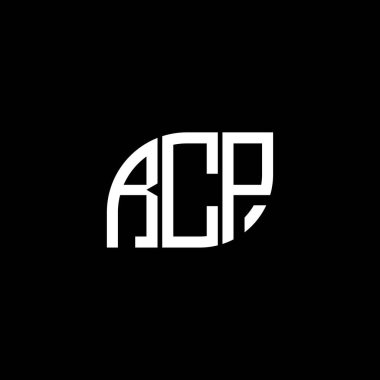 Siyah arkaplanda RCP harf logosu tasarımı. RCP yaratıcı harflerin baş harfleri logo kavramı. RCP harf tasarımı. RCP harfi logo tasarımı. RCP yaratıcı harflerin baş harfleri logo kavramı. RCP harf tasarımı. RCP harf logosu tasarımı Black Backgrou üzerine