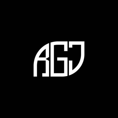 Siyah arka planda RGJ harf logosu tasarımı. RGJ yaratıcı harflerin baş harfleri logo kavramı. RGJ harf dizaynı. RGJ harf logosu tasarımı. Siyah arkaplanda. RGJ yaratıcı harflerin baş harfleri logo kavramı. RGJ harf tasarımı. RGJ harfi logo tasarımı.
