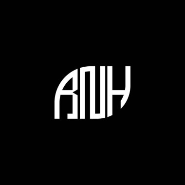 Siyah arka planda RNH harf logosu tasarımı. RNH yaratıcı harflerin baş harfleri logo kavramı. RNH harf tasarımı. RNH harfi logo tasarımı. Siyah arkaplanda. RNH yaratıcı harflerin baş harfleri logo kavramı. RNH harf tasarımı. RNH harfi logo tasarımı.