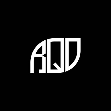 Siyah arka planda RQO harf logosu tasarımı. RQO yaratıcı harflerin baş harfleri logo kavramı. RQO harf tasarımı. RQO harfi logo tasarımı. Siyah arkaplanda. RQO yaratıcı harflerin baş harfleri logo kavramı. RQO harf tasarımı.