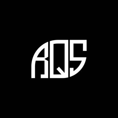 Siyah arka planda RQS harf logosu tasarımı. RQS yaratıcı harflerin baş harfleri logo kavramı. RQS harf tasarımı. RQS harfi logo tasarımı. Siyah arkaplanda. RQS yaratıcı harflerin baş harfleri logo kavramı. RQS harf tasarımı. RQS harfi logo tasarımı siyah backgrou üzerine